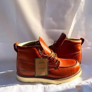 Golden Fox 6" Moc Toe Wedge Pro Work Boots II